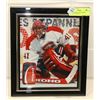 Image 1 : AUTOGRAPHED 8X10 FRAMED JOCELYN THIBAULT