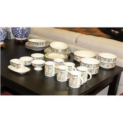 ESPRESSO COLOR KITCHEN TABLE, 60"X36"X30.5".