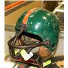 Image 1 : ANTIQUE/VINTAGE APPROX 1940'S FOOTBALL HELMET.