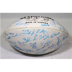 WINNIPEG BLUE BOMBERS TEAM SIGNED FOOTBALL FROM