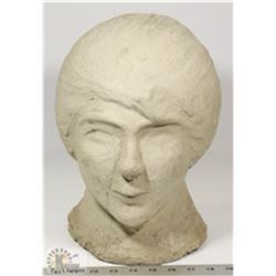 71) MARY BORGSTROM SCULPTED HEAD OF KARIN (MARY'S