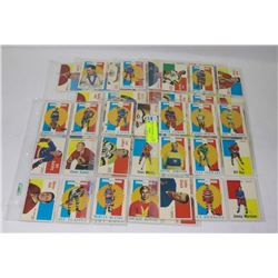 1960-1961 TOPPS HOCKEY CARDS #1-66