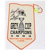 Image 1 : 1994 LUI PASSAGLIA #5 SIGNED MINI GREY CUP BANNER.