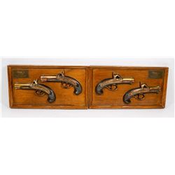 2 DERINGER GUN PLAQUES