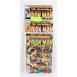 3 VINTAGE IRON MAN COLLECTOR COMICS