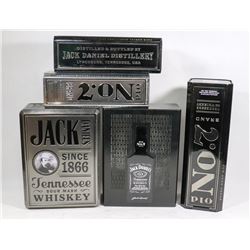 FLAT OF JACK DANIELS TINS