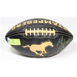 CALGARY STAMPEDERS SIGNED #1 FOOTBALL