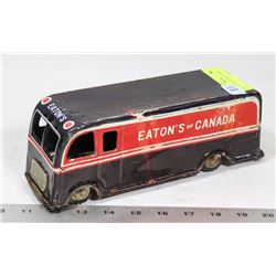 VINTAGE TIN EATONS OF CANADA VAN