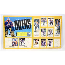 1984 O-PEE-CHEE STICKER ALBUM WITH SIGNATURE.