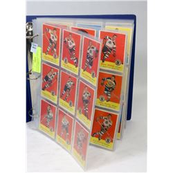 1957-58 TOPPS HOCKEY CARD SET #1-66 NOT COMPLETE