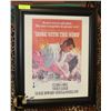Image 1 : FRAMED GONE WITH THE WIND MOVIE POSTER.