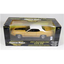 AMERICAN MUSCLE 1:18 SCALE 1971 PLYMOUTH GTX 440