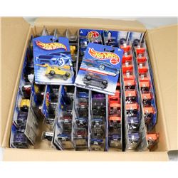 FLAT PACK BOX OF UNSEALED HOTWHEELS CARS