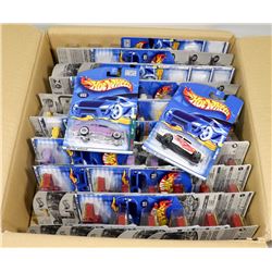 FLAT PACK BOX OF UNSEALED HOTWHEELS CARS