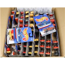 FLAT PACK BOX OF UNSEALED HOTWHEELS CARS