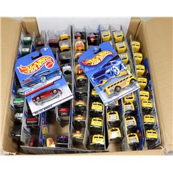 FLAT PACK BOX OF UNSEALED HOTWHEELS CARS