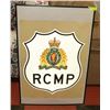Image 1 : VINTAGE 1950'S RCMP SIDE DOOR DECAL FRAMED