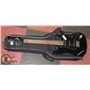 Image 1 : ROBSOM GUITAR ELECTRIC BLACK WITH SOFT CASE.