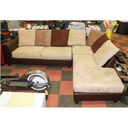 MULTI-TONE MICROFIBER SECTIONAL