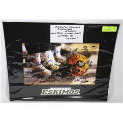 EDMONTON ESKIMOS GUARANTEED AUTHENTIC 2019 TEAM