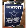 Image 1 : LG 100% WOOL DALLAS COWBOYS PENDANT  24" X 36"