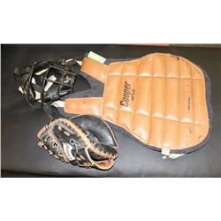 VINTAGE COOPER BACK CATCHER CHEST PROTECTOR