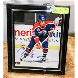 AUTOGRAHED PETR KLIMA  #85 EDMONTON OILERS 8 X 10"