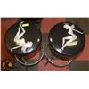 Image 2 : LOT OF 2 NAKED LADY BAR STOOLS.