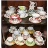 Image 1 : ESTATE COLLECTION OF FINE BONE CHINA TEA CUP SETS
