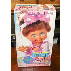 1990 BABY FACE SO SHY SHERRI 13" TALL DOLL IN