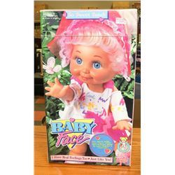 1990 BABY FACE SO SWEET SANDI 13" TALL DOLL IN