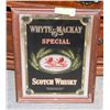 Image 1 : FRAMED WHYTE & MACKAY MIRRORED ADVERTISING