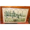 Image 1 : LARGE FRAMED LIMITED EDITION PRINT 'LES IBIS'.