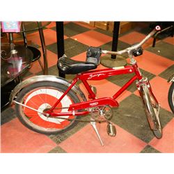 VINTAGE  RED CCM SWINGER BIKE SERIAL # 211312