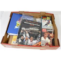 LARGE FLAT OF VINTAGE SPORTS COLLECTIBLES