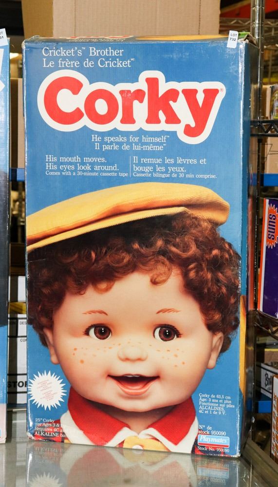 25" CRICKET'S BROTHER CORKY DOLL IN ORIGINAL