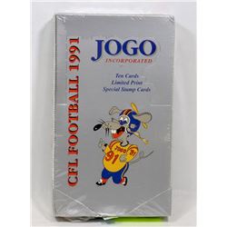 1991 JOGO CFL  CARDS