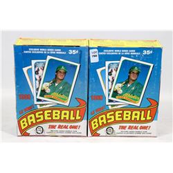 LOT OF TWO 1989 SEALED BOXES OF OPC BASEBALL