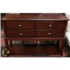 Image 1 : NEW CHERRY FINISH SERVER (53"X18"X36.5")