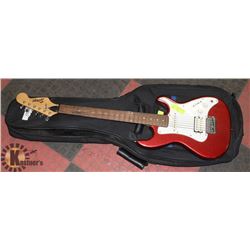 STAGE GUITAR ELECTRIC CLASSIC SERIES RED WITH SOFT