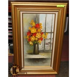 20 X 32 FRAMED OIL ON CANVAS PAINTING BY  MAGNORCO