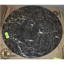 LOT OF 6 NEW DENISON MARBLE STYLE LAZY SUSANS - AS