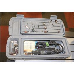 DREMEL IN CASE WITH ACCESSORIES.