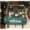 Image 1 : ROLAIR  1HP SINGLE STAGE OIL-LESS COMPRESSOR WITH