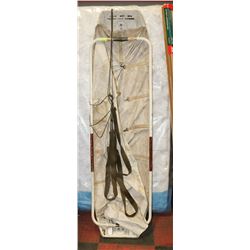 VINTAGE METAL TOBOGGAN MARKED MAGLINE SEPT 1973