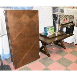 LOT OF 4 MATCHING KITCHEN TABLES AS IS