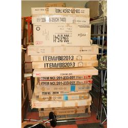 PALLET OF NEW CHAIRS AND MIRRORS