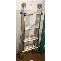 MASTERCRAFT MULTI-TASK LADDER. UP TO 17 FT.