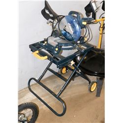 MASTERCRAFT MITRE SAW ON FOLDABLE STAND