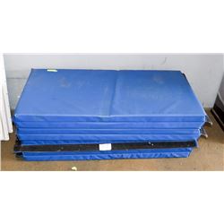 LOT OF 4 GYM MATS.